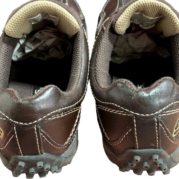 Skechers‎ Shoes Youth Boys Size 1 Brown Lace Up Low Top Hiking Sneaker 91658L - Picture 8 of 12